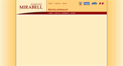 Desktop Screenshot of kurhotel-mirabell.com